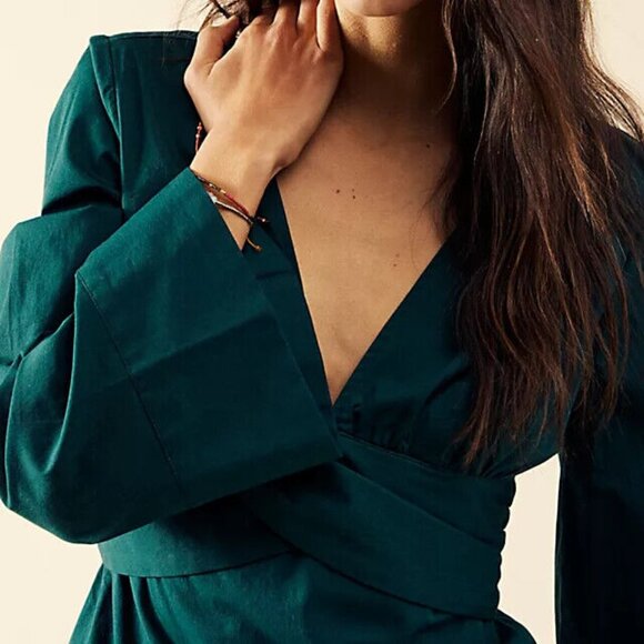 Free People Dresses & Skirts - Free People Teal Mini Dress